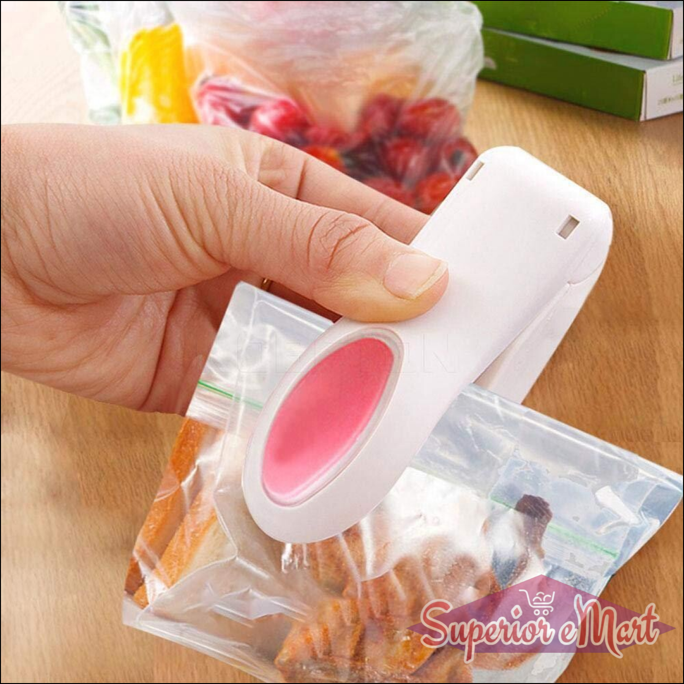 Superior eMart Mini Handheld Bag Sealer for Food Storage - Superior eMart