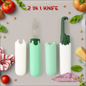 Superior eMart Multifunctional Peeler and Fruit Knife - Superior eMart