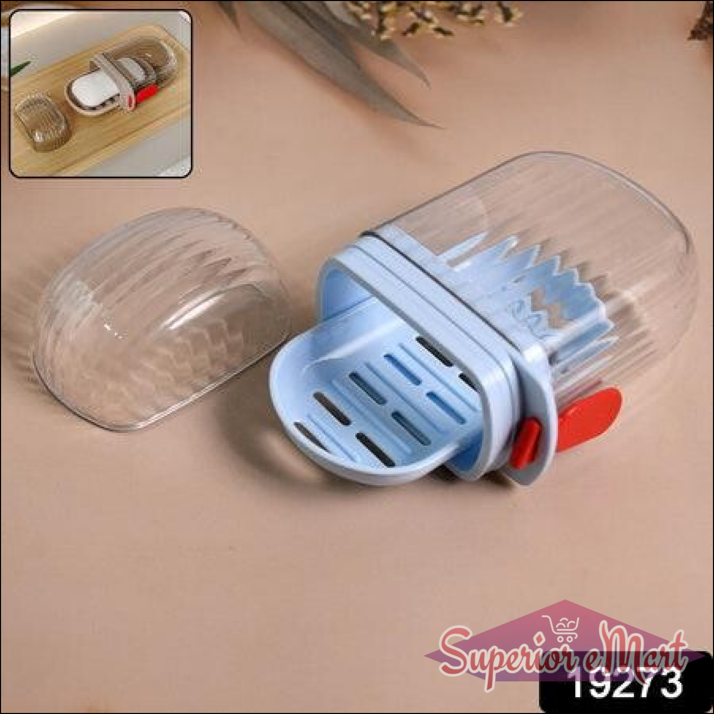 Superior eMart Multifunctional Soap Box with Drain Tray - Superior eMart