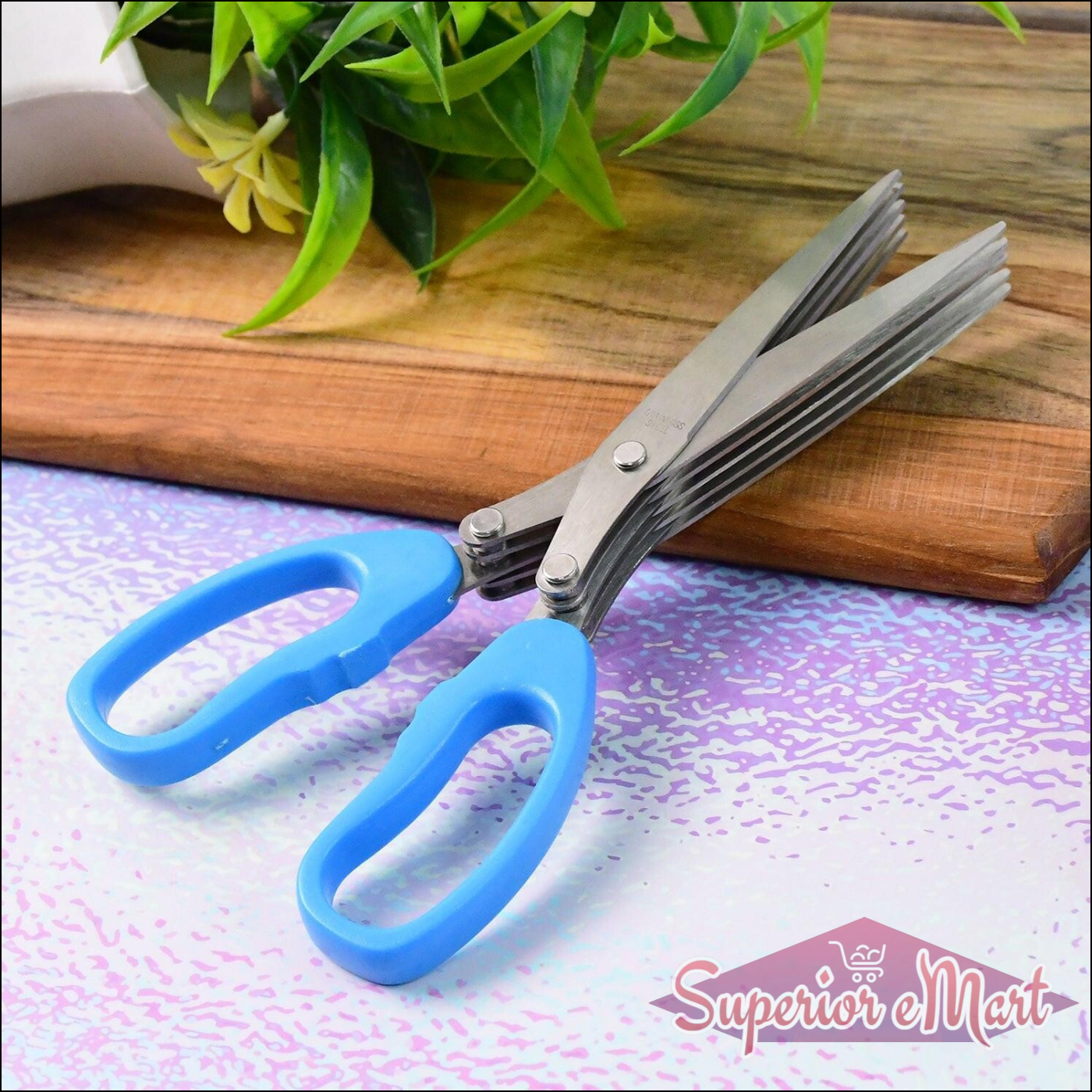 Superior eMart Multipurpose Herb Scissors for Easy Cutting - Superior eMart