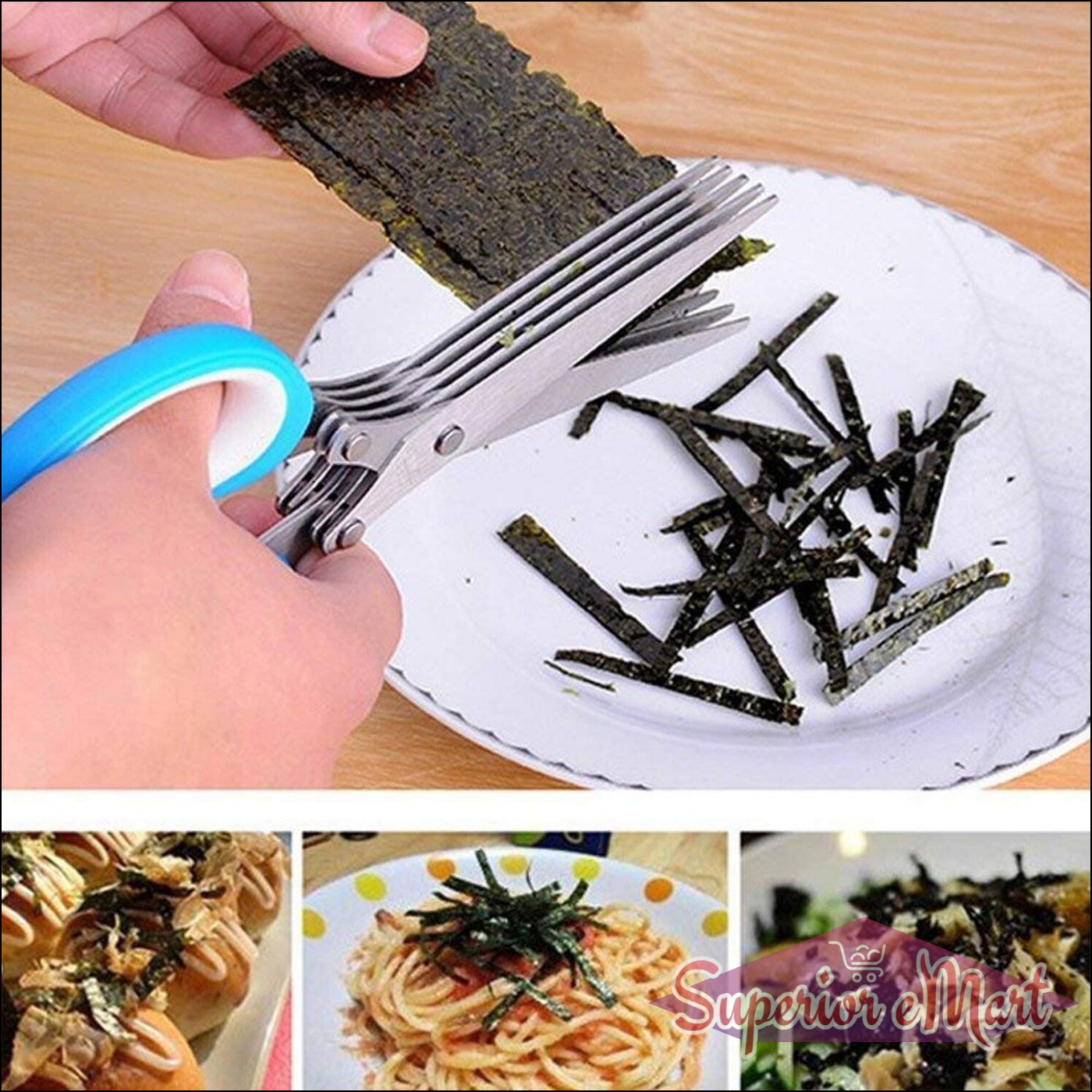 Superior eMart Multipurpose Herb Scissors for Easy Cutting - Superior eMart