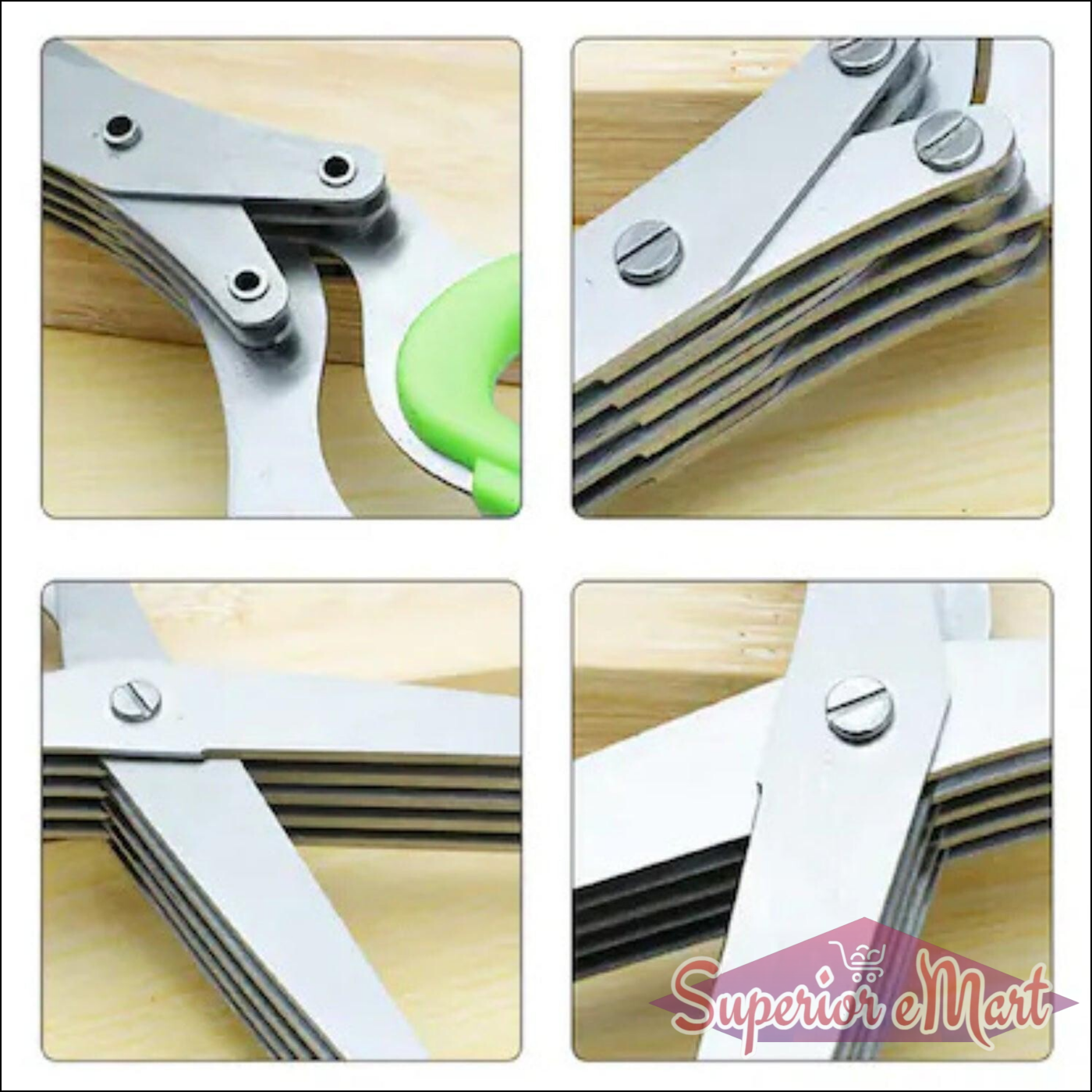 Superior eMart Multipurpose Herb Scissors for Easy Cutting - Superior eMart
