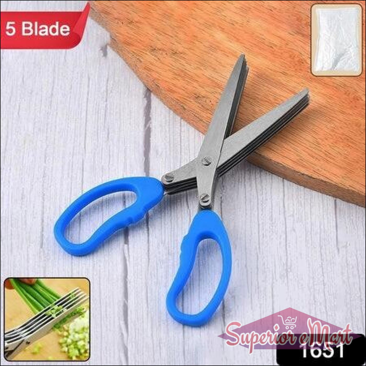 Superior eMart Multipurpose Herb Scissors for Easy Cutting - Superior eMart