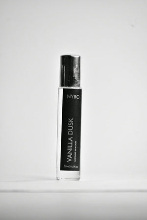 Nyro Vanilla Dusk Perfume Roll-On in 30ml Glass Bottle for a Warm, Sweet Scent