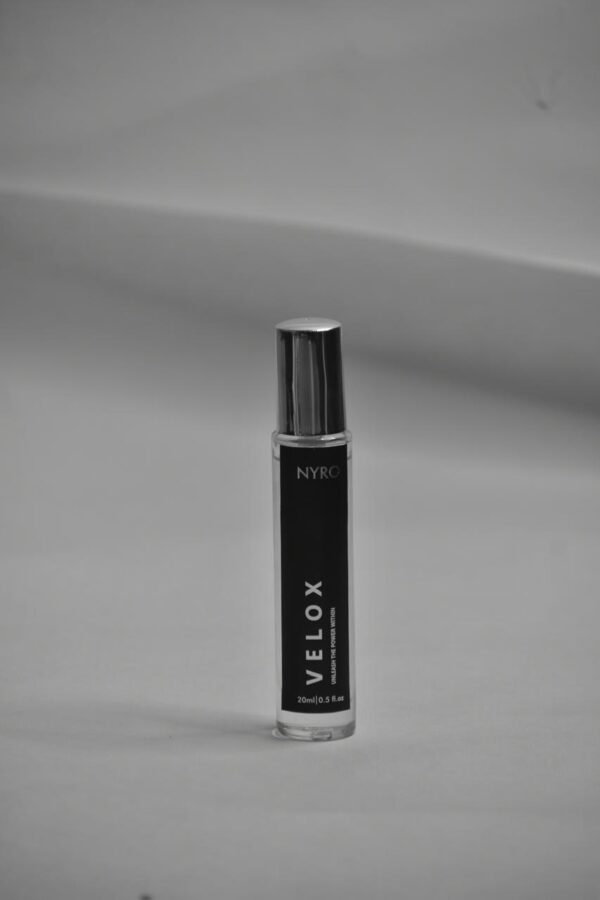 Nyro Velox Perfume in a sleek bottle for a refreshing and long-lasting scent experience