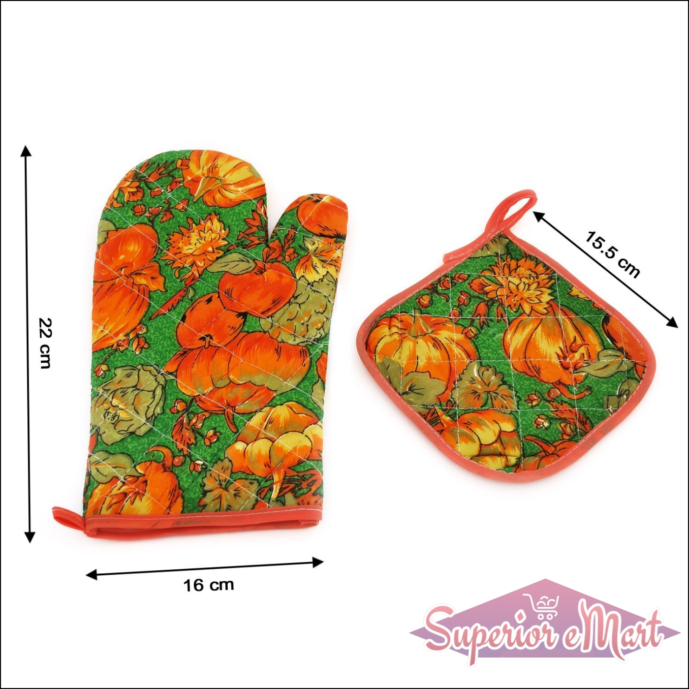 Superior eMart Professional Cotton Oven Mitt Gloves - Superior eMart