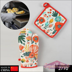 Superior eMart Professional Cotton Oven Mitt Gloves - Superior eMart