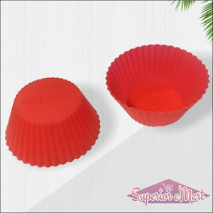 Superior eMart Silicone Cupcake Baking Molds - 12 Pack - Superior eMart