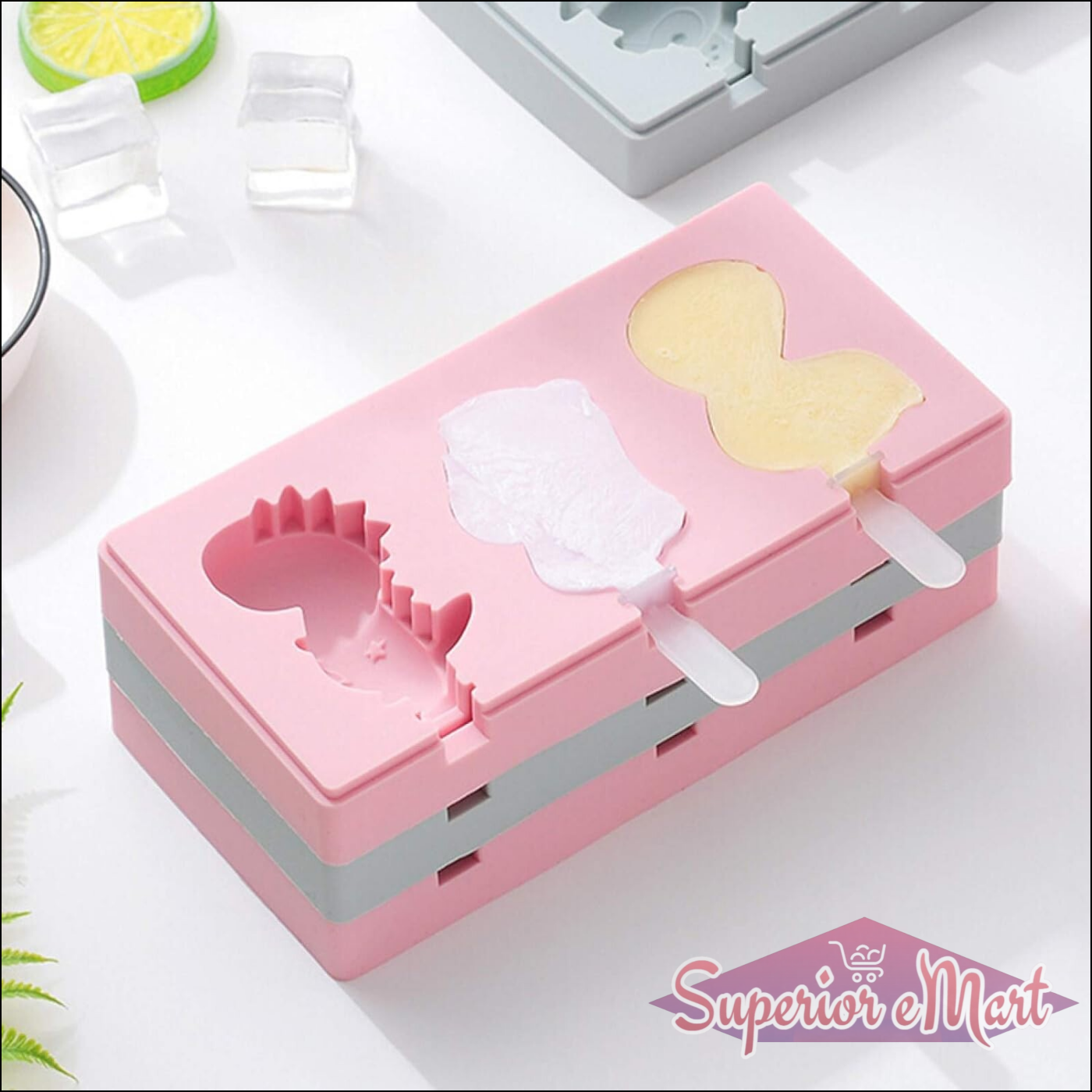 Superior eMart Silicone Popsicle Molds Reusable Set - Superior eMart