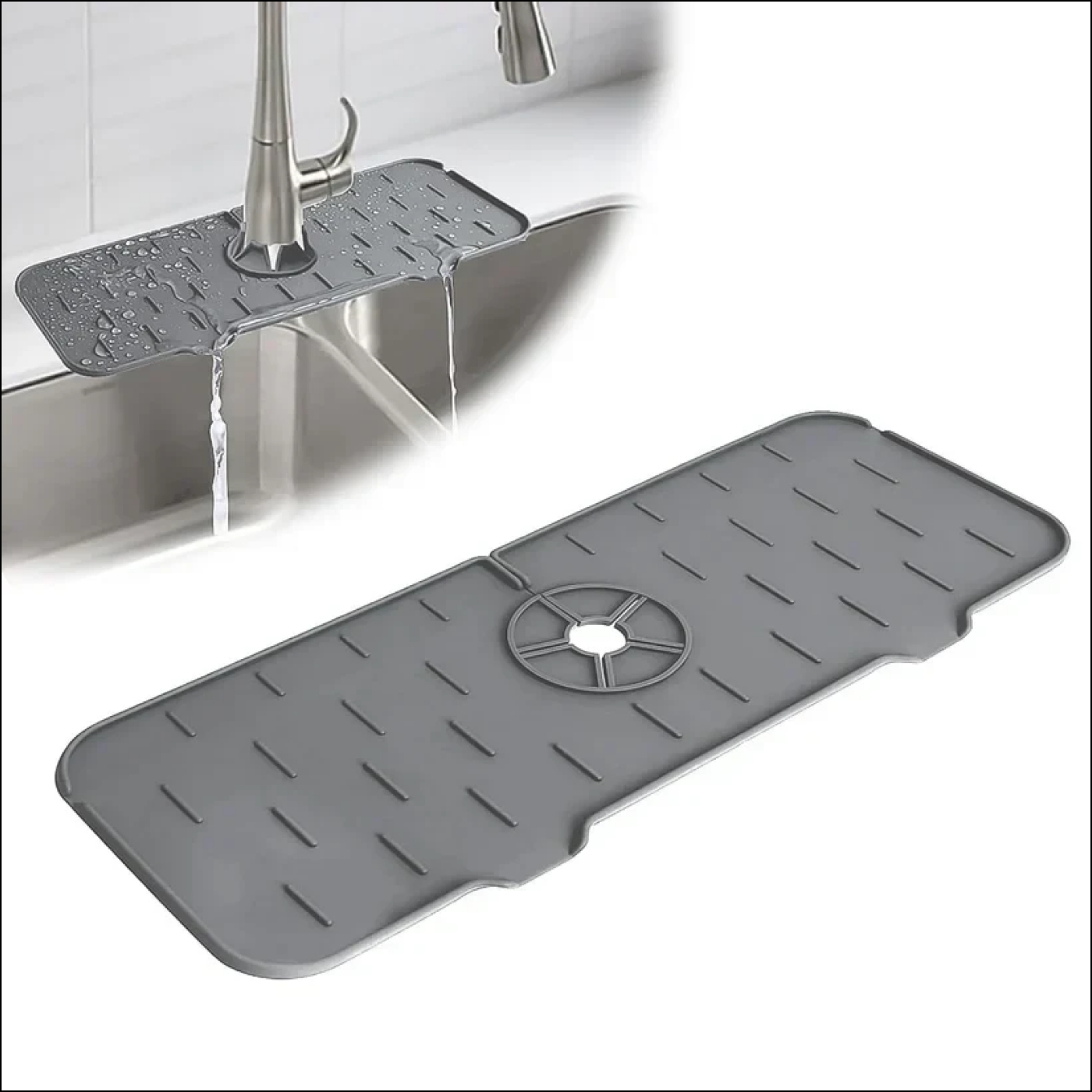 Superior eMart Silicone Sink Faucet Mat for Drip Control - Superior eMart