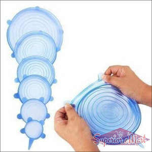 Superior eMart Silicone Stretch Lids Set - 7 Sizes - Superior eMart