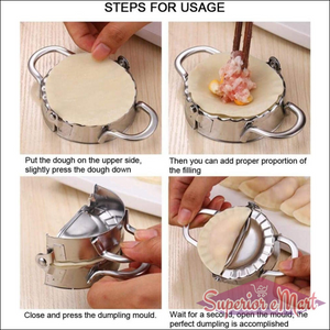Superior eMart Stainless Steel Dumpling Maker Tool - Superior eMart