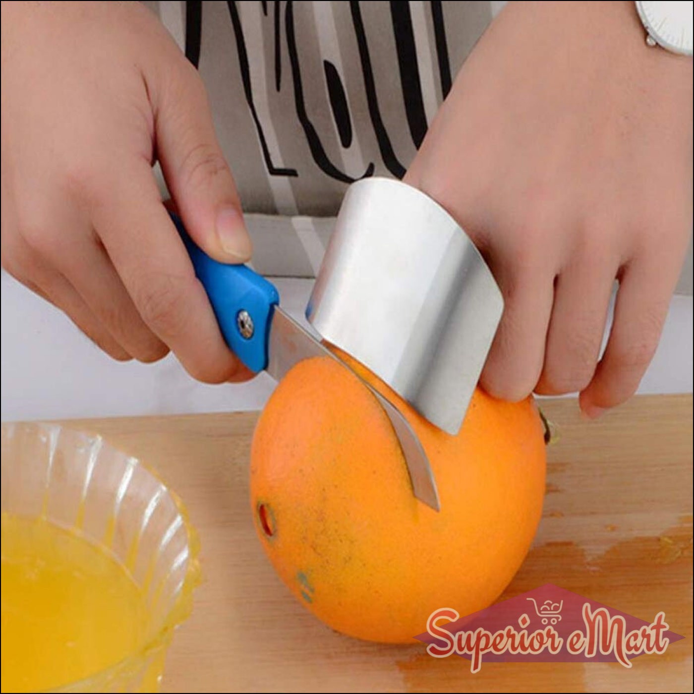 Superior eMart Stainless Steel Finger Guard for Safety - Superior eMart