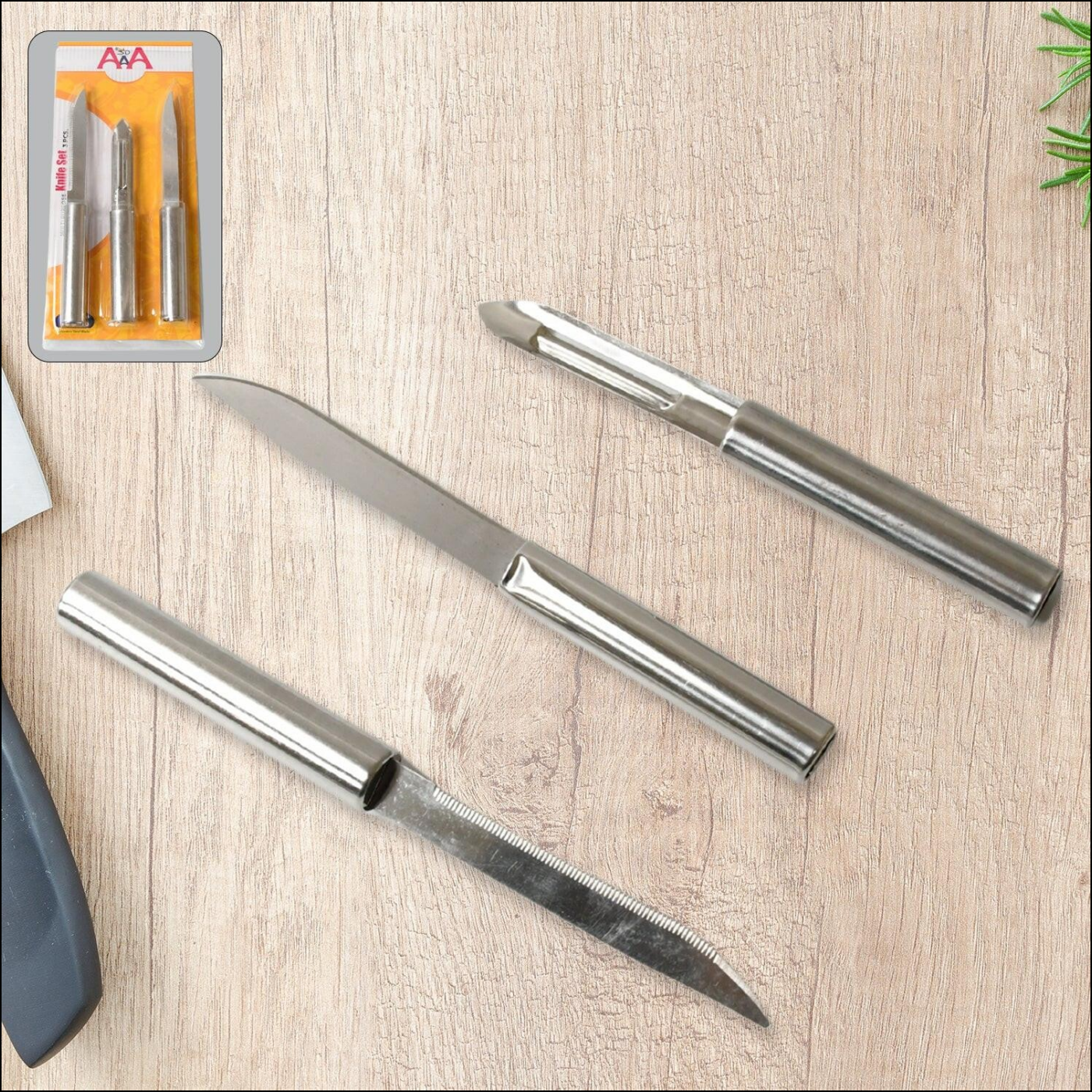 Superior eMart Stainless Steel Multipurpose Kitchen Knife Set - Superior eMart