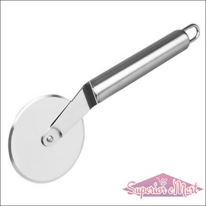 Superior eMart Stainless Steel Pizza Cutter for Perfect Slices - Superior eMart