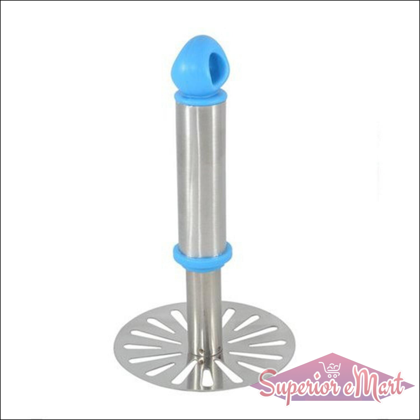 Superior eMart Stainless Steel Potato Masher for Smooth Mashed Potatoes - Superior eMart