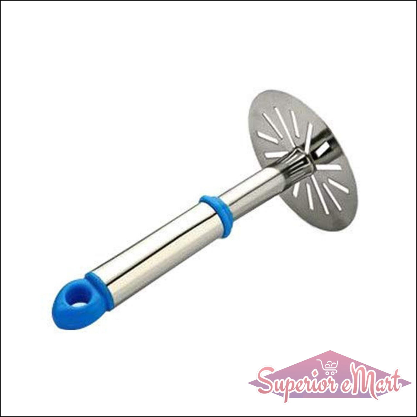 Superior eMart Stainless Steel Potato Masher for Smooth Mashed Potatoes - Superior eMart