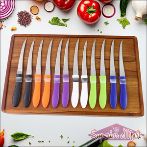 Superior eMart Stainless Steel Serrated Knife Set - Superior eMart