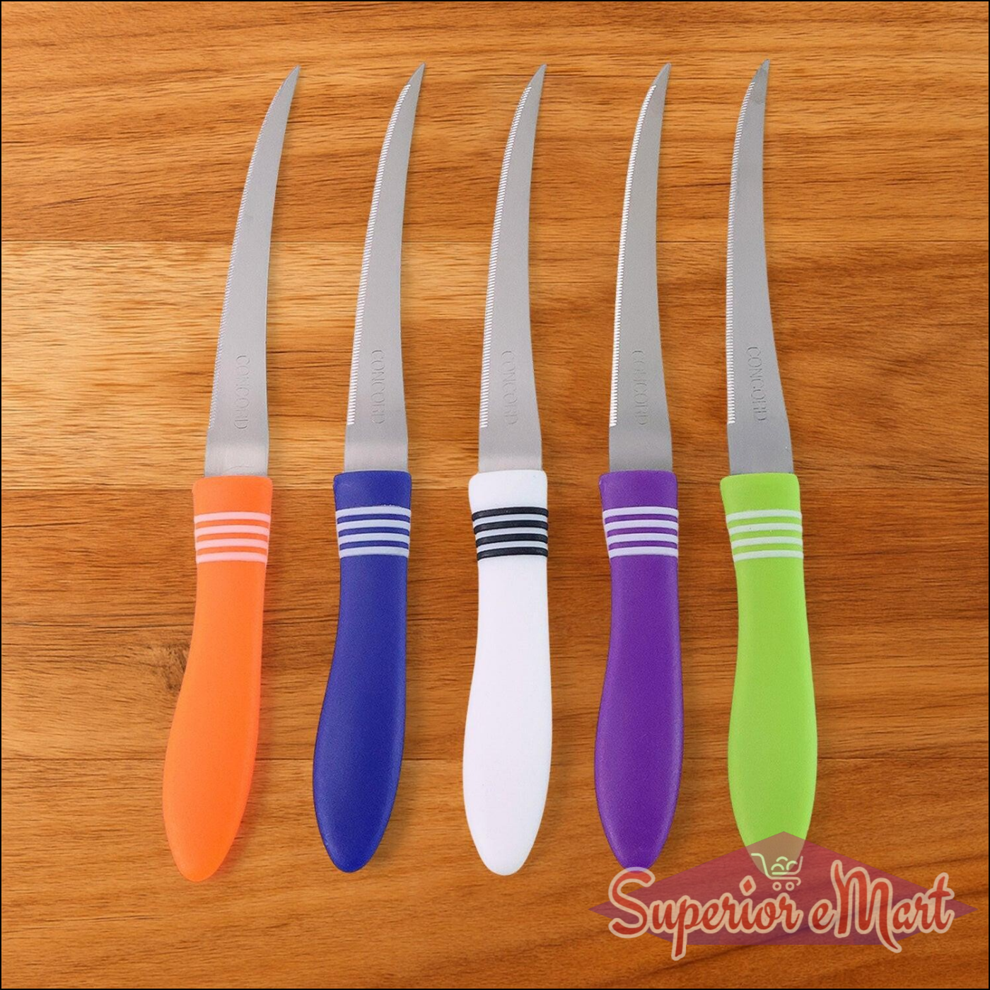 Superior eMart Stainless Steel Serrated Knife Set - Superior eMart
