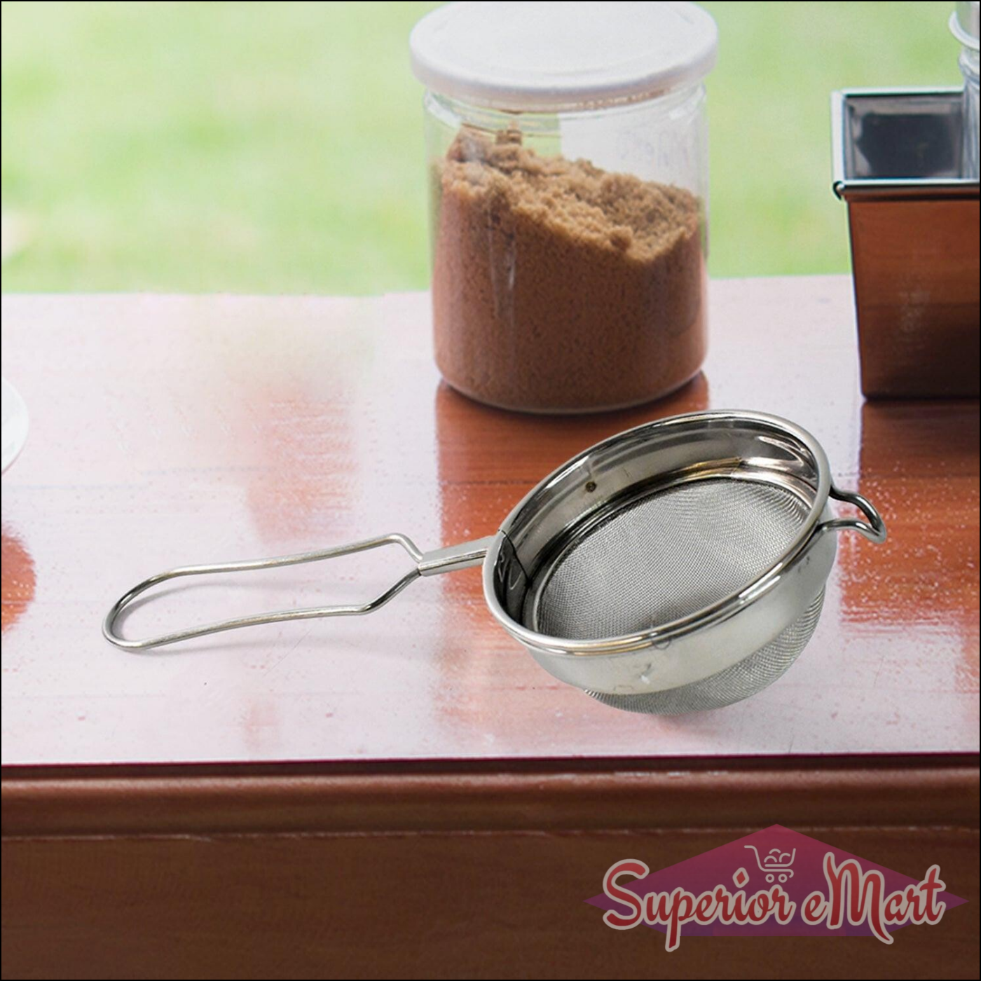 Superior eMart Stainless Steel Tea Strainer - Durable & Effective - Superior eMart