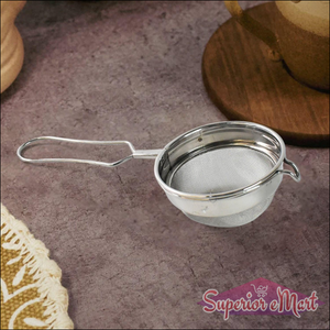 Superior eMart Stainless Steel Tea Strainer - Durable & Effective - Superior eMart