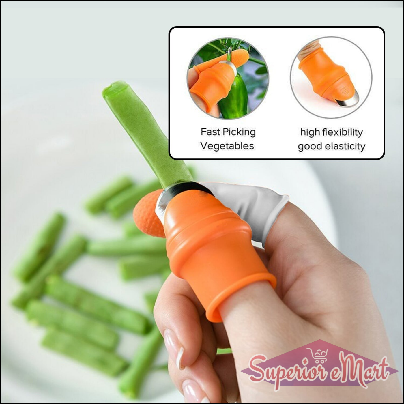 Superior eMart Thumb Cutter for Kitchen Tasks - Superior eMart