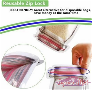Superior eMart Transparent Jar Stand Up Pouch Set - Superior eMart