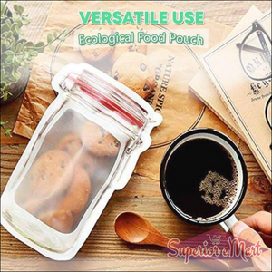 Superior eMart Transparent Jar Stand Up Pouch Set - Superior eMart