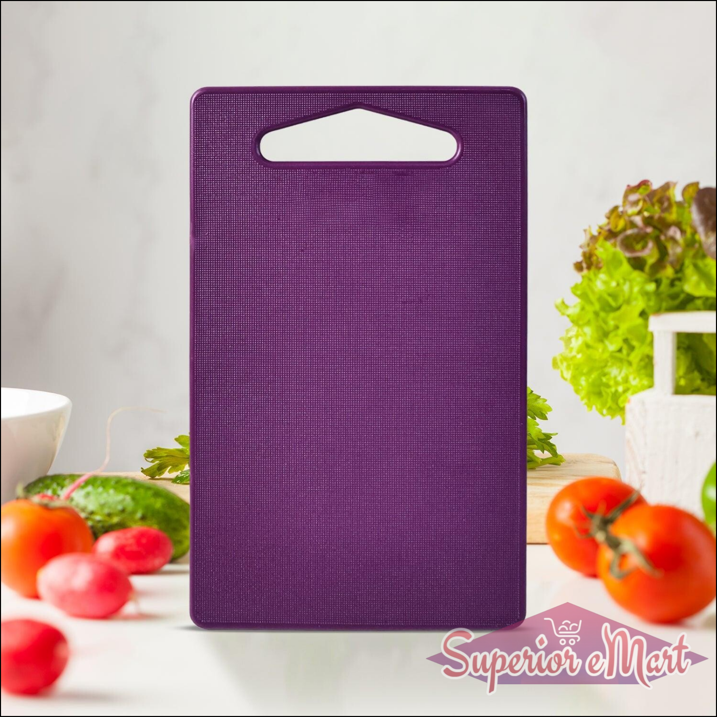 Superior eMart Unbreakable Cutting Board - Purple - Superior eMart
