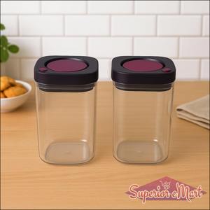 Supermom Airtight Kitchen Storage Containers (2 Pc Set  1200ml) - Superior eMart