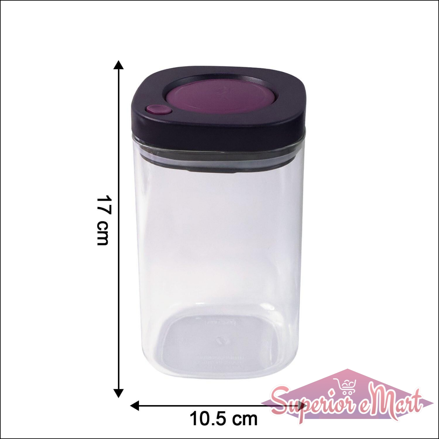 Supermom Airtight Kitchen Storage Containers (2 Pc Set  1200ml) - Superior eMart