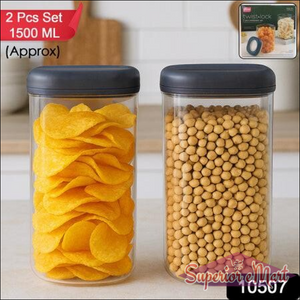 Supermom Airtight Kitchen Storage Containers  (2 Pc Set  1500 Ml) - Superior eMart
