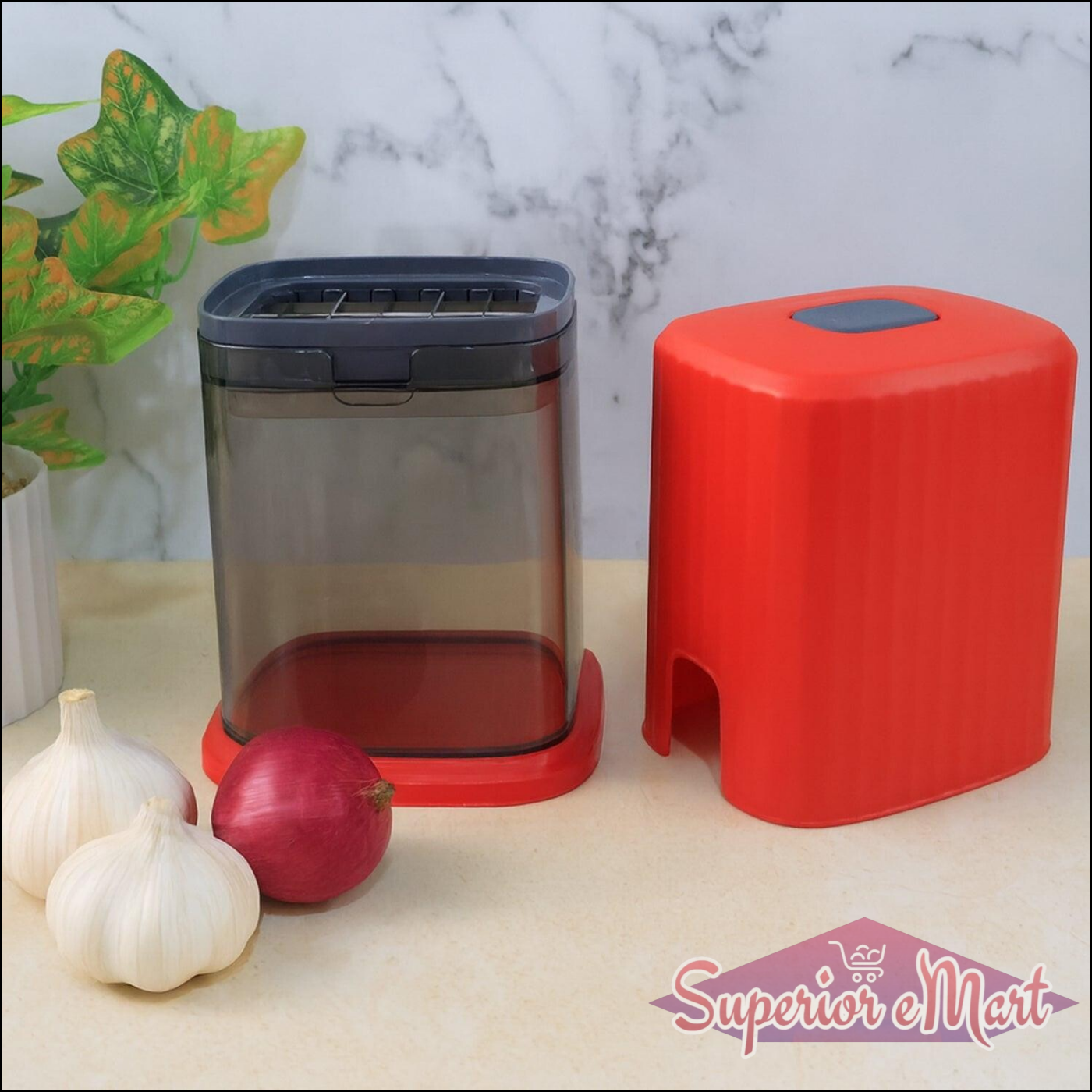 Supermom Multipurpose Onion Garlic  Vegetable Chopper (1 Pc) - Superior eMart