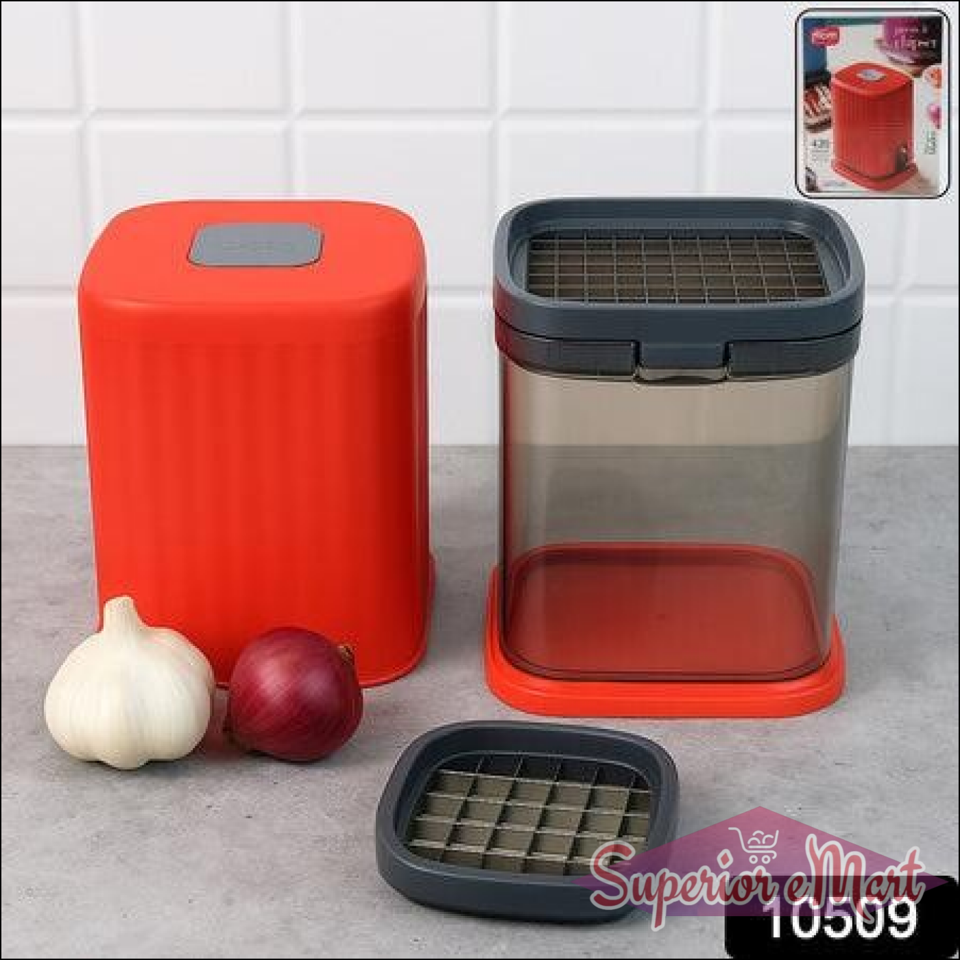 Supermom Multipurpose Onion Garlic  Vegetable Chopper (1 Pc) - Superior eMart