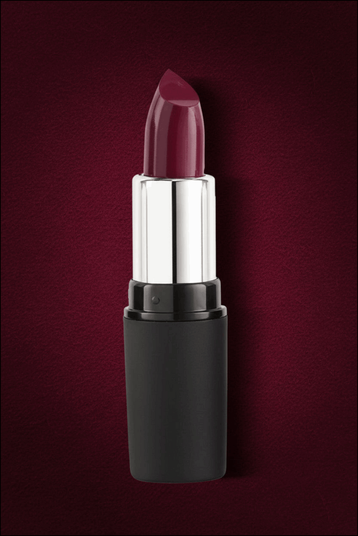 Swiss Beauty Pure Matte Lipstick in deep burgundy shade for long-lasting, vibrant color