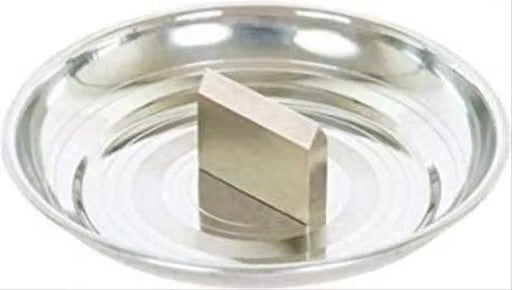 Coconut breaker/Cracker Tray and Peeler Rod (Set of 2)