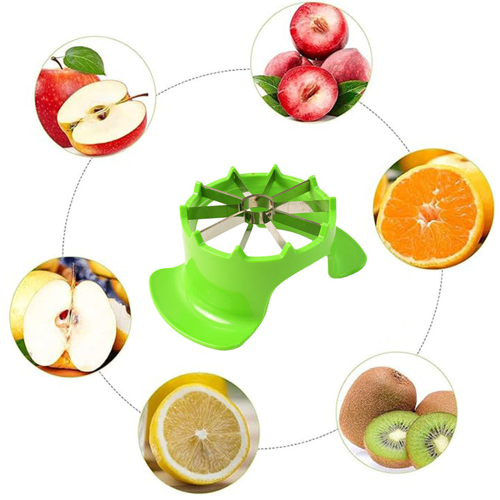 Apple Cutter With Container | Unbreakable Abs Body | Stainless Steel Blades
