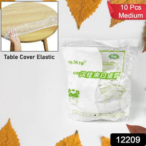 Elastic table cover bags set of 10 for easy table protection during meals and events