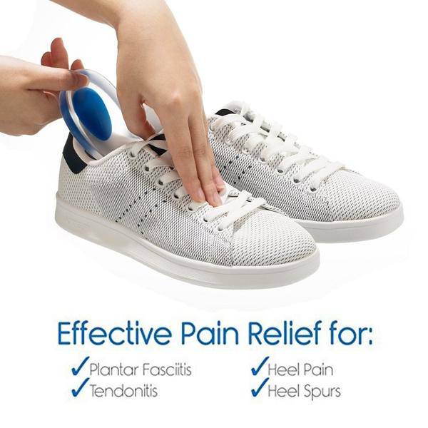 1413 Gel Heel Cups Silicon Heel Pad For Heel Ankle Pain - Superior eMart