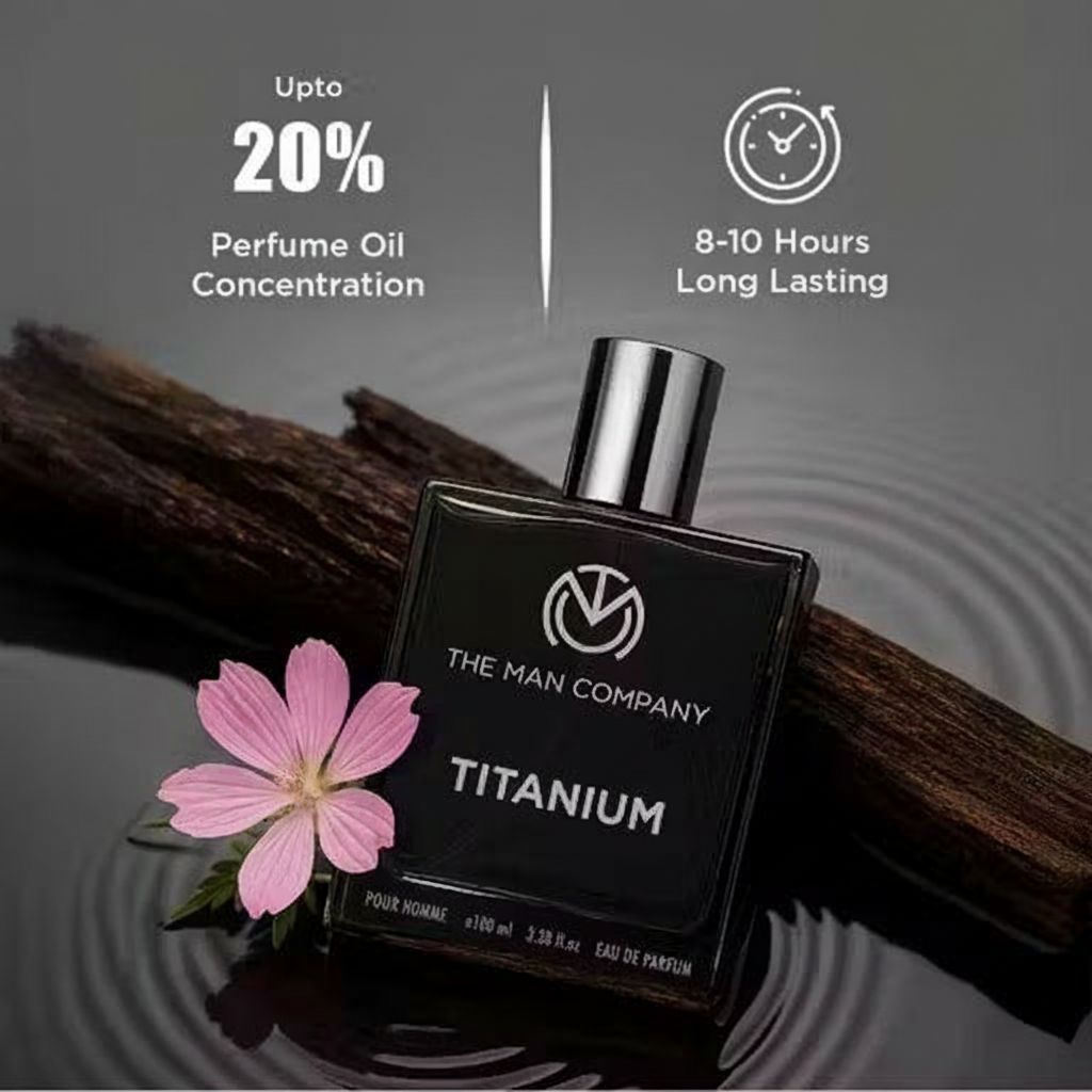 TITANIUM Perfume for Men - 100ml | Long-Lasting Deo Spray | Premium Gift for Him
