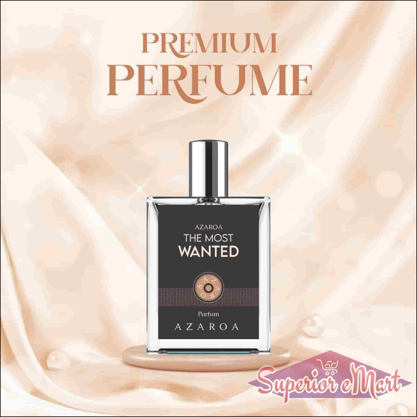 AZAROA The Most Wanted Perfume in elegant bottle design for a unique fragrance experience