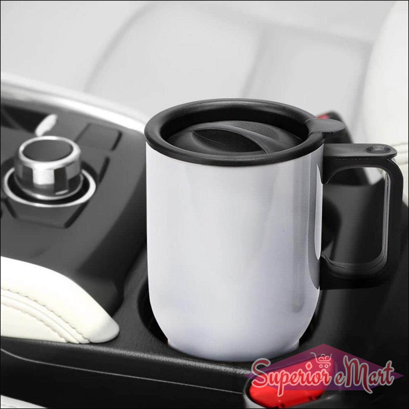 Thermal Glass Travel Mug 300ml Stainless Steel - Superior eMart