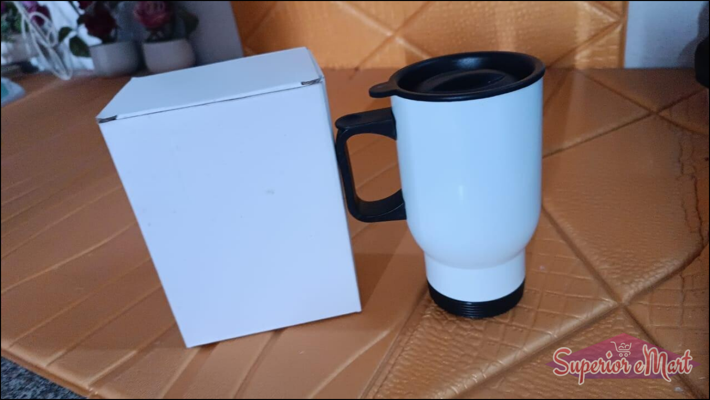 Thermal Glass Travel Mug 300ml Stainless Steel - Superior eMart