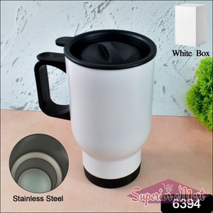 Thermal Glass Travel Mug 300ml Stainless Steel - Superior eMart