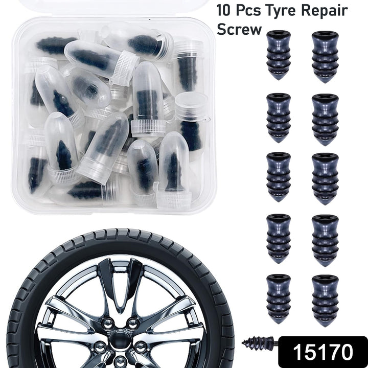 10 Pcs Tire Repair Rubber Nails for quick and effective tire puncture repairs