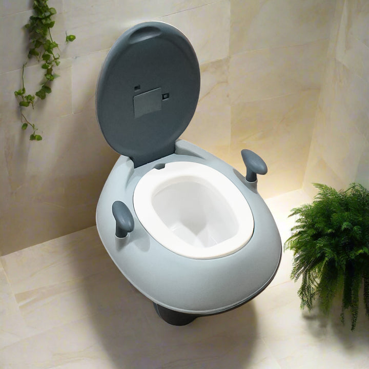 Toddler potty chair with lighting in a modern design, ideal for potty training toddlers and encouraging independence