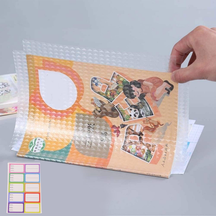 Transparent Book Cover (10 Pcs Set).