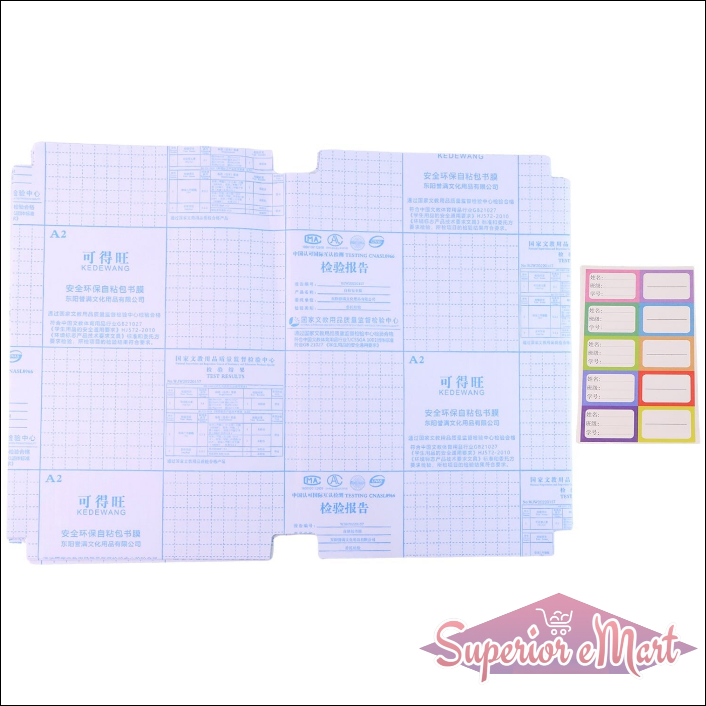 Transparent Book Cover (10 Pcs Set).