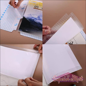 Transparent Book Cover (10 Pcs Set).