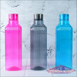 Transparent Fridge Water Bottles (3 Pc) - Superior eMart